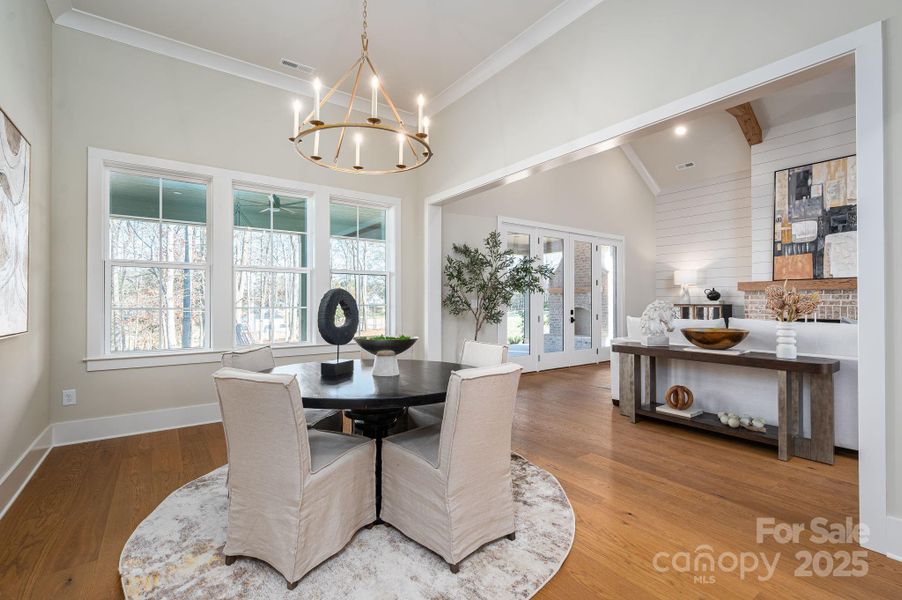 Furnished interior view inside a new home in , Belmont (Image 37).