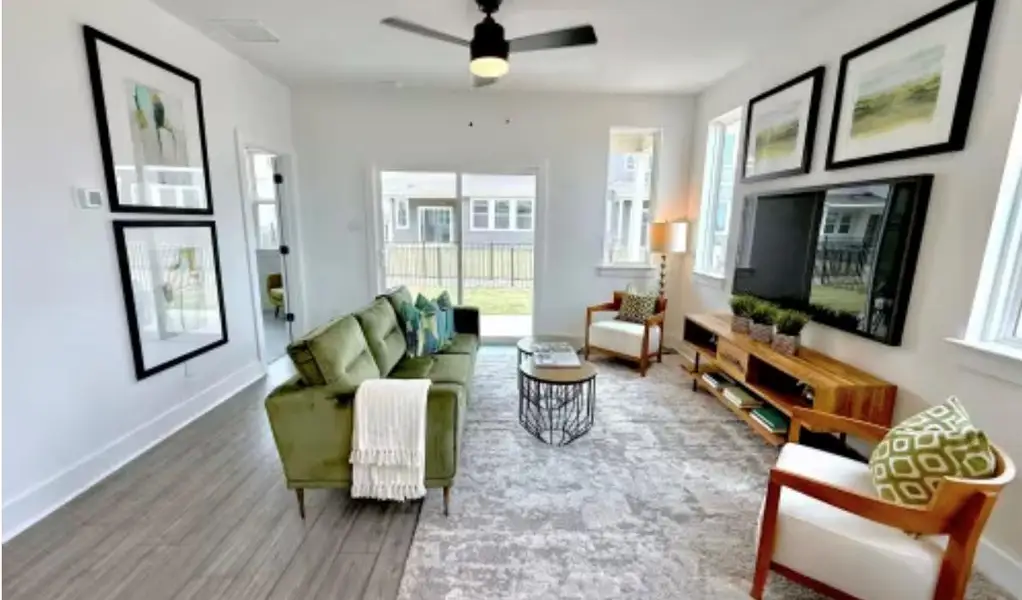 Furnished interior view inside a new home in Avery Centre, Round Rock (Image 11).