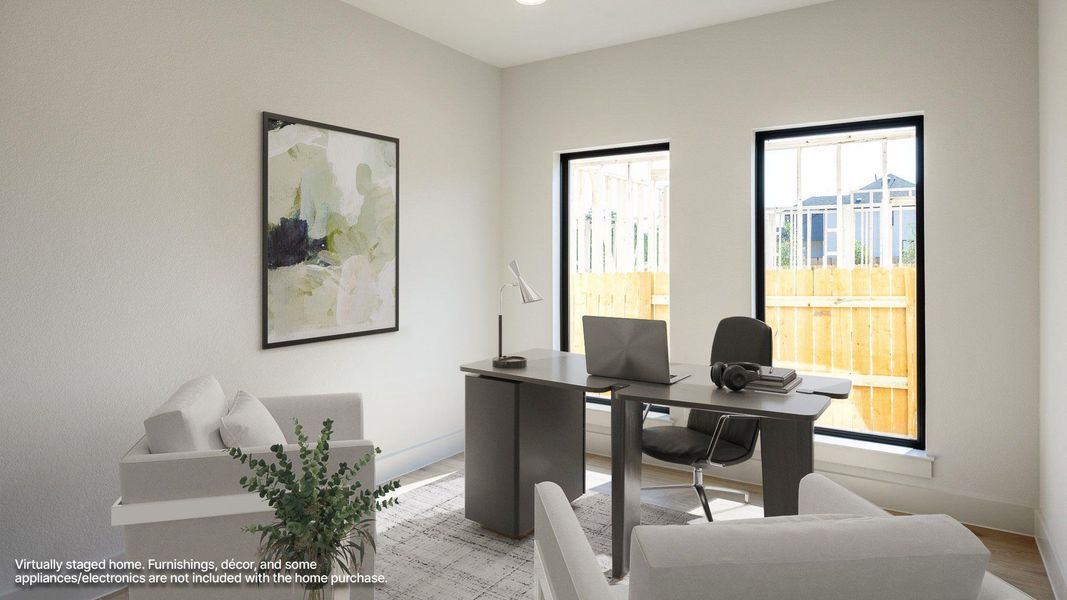 Furnished interior view inside a new home in Parkside Peninsula, Georgetown (Image 6).