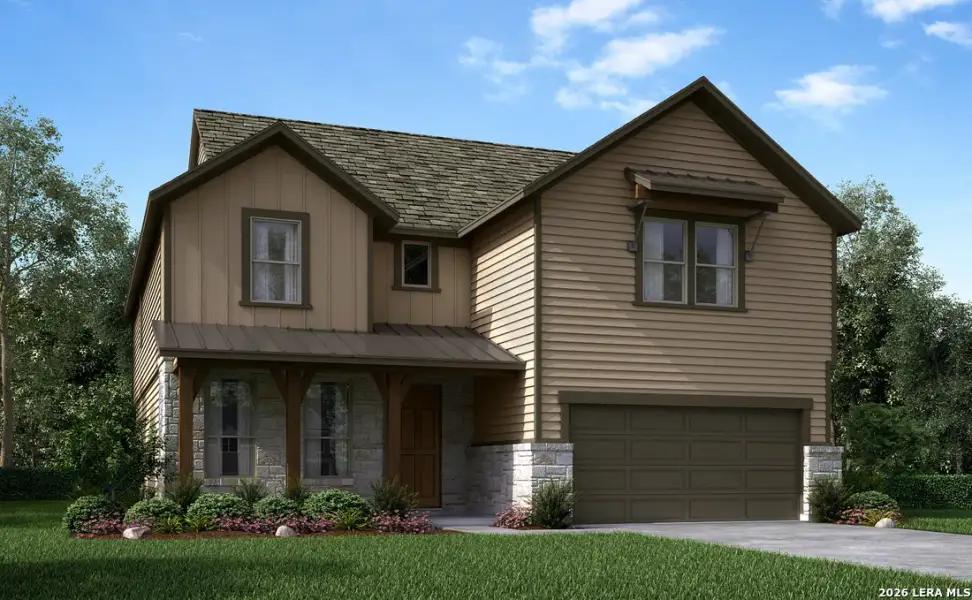 Front exterior of a new home in , Marion, TX, highlighting curb appeal (Image 1). Front exterior of a new home in , Marion, TX, highlighting curb appeal (Image 1).