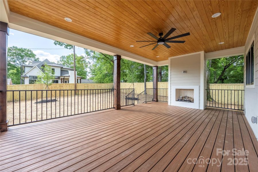 Outdoor covered porch
