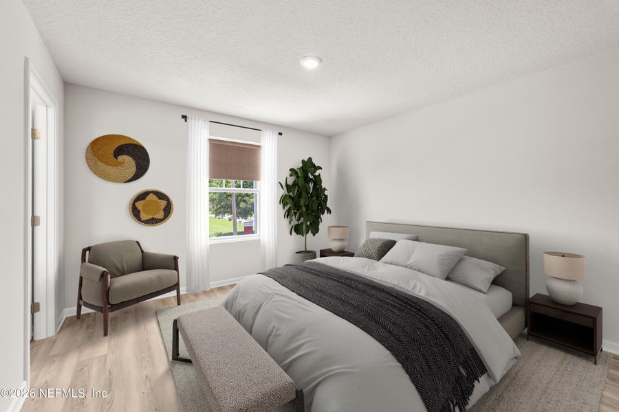 Furnished interior view inside a new home in , Jacksonville (Image 9).