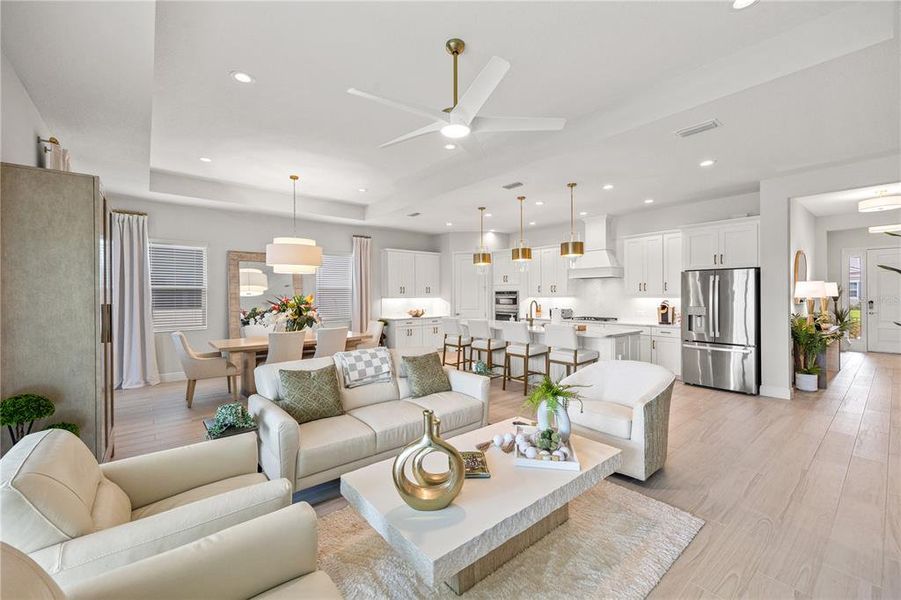 Furnished interior view inside a new home in , Sarasota (Image 29). Furnished interior view inside a new home in , Sarasota (Image 29).