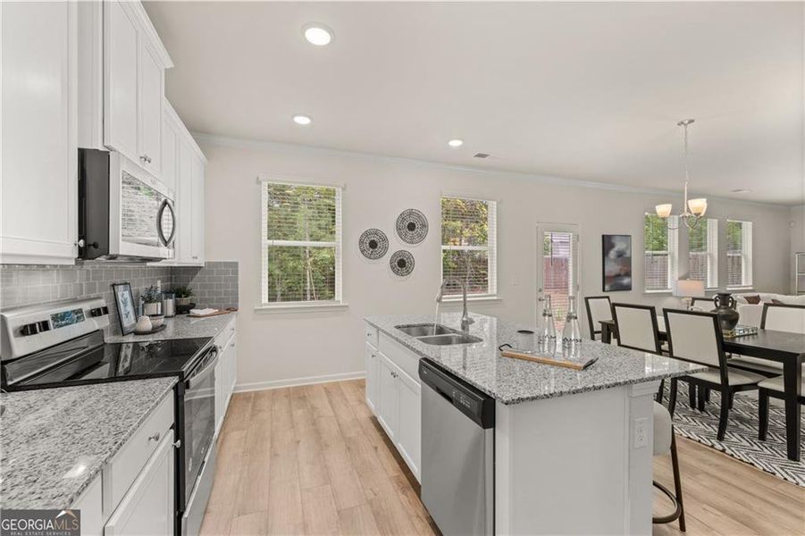Furnished interior view inside a new home in Cascade Ridge at Niskey Lake, Atlanta (Image 16).