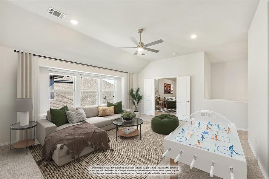 Furnished interior view inside a new home in Liberty, Melissa (Image 13).