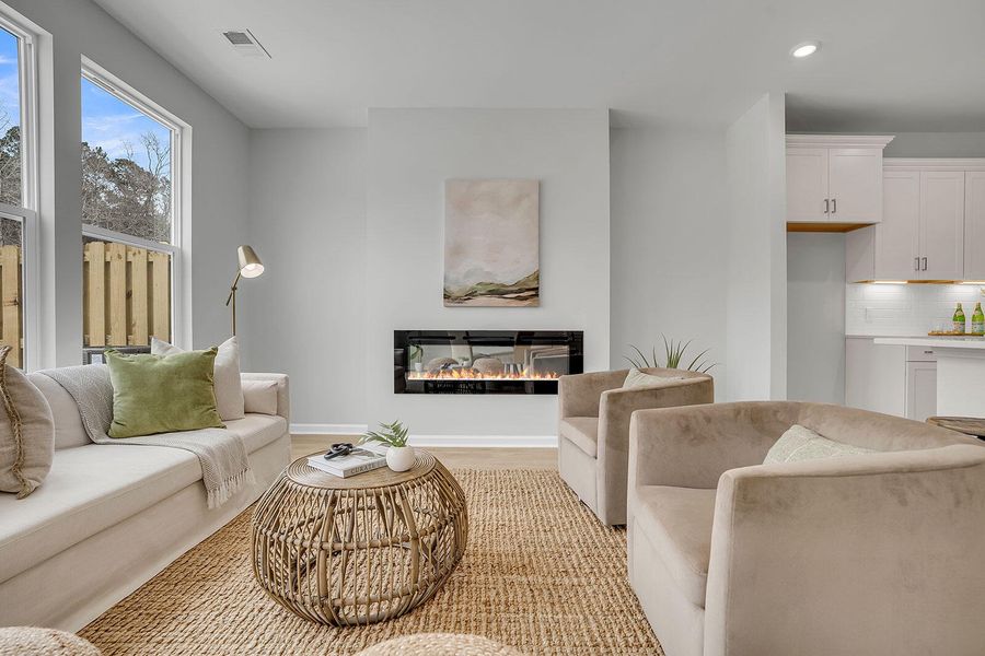 Furnished interior view inside a new home in Pineland Preserve, Summerville (Image 4).