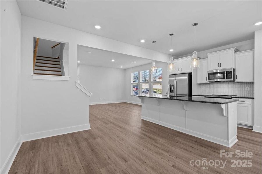 Furnished interior view inside a new home in Clayton Crossing, Arden (Image 11). Furnished interior view inside a new home in Clayton Crossing, Arden (Image 11).