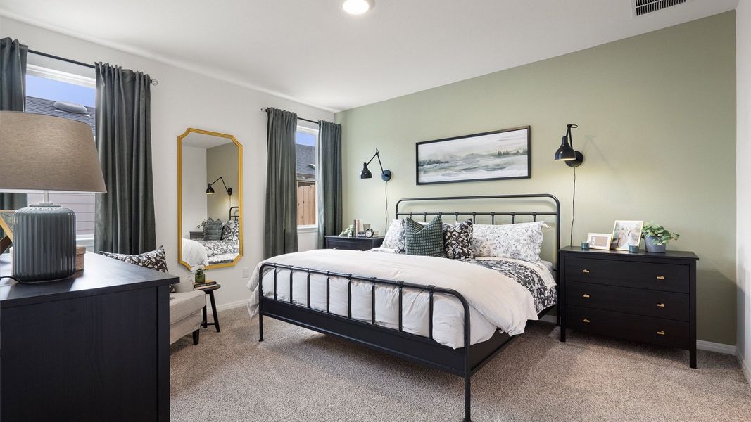 Furnished interior view inside a new home in Avery Centre, Round Rock (Image 18).