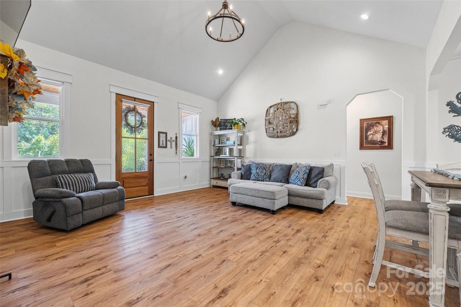 Furnished interior view inside a new home in , Clover (Image 3). Furnished interior view inside a new home in , Clover (Image 3).