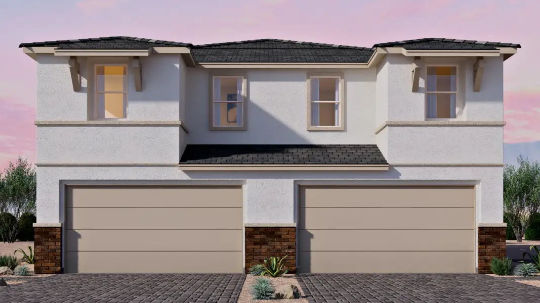 Representative exterior photo of a completed home built from the Reno by D.R. Horton in Upper Canyon, Phoenix, AZ (Image 5). Representative exterior photo of a completed home built from the Reno by D.R. Horton in Upper Canyon, Phoenix, AZ (Image 5).