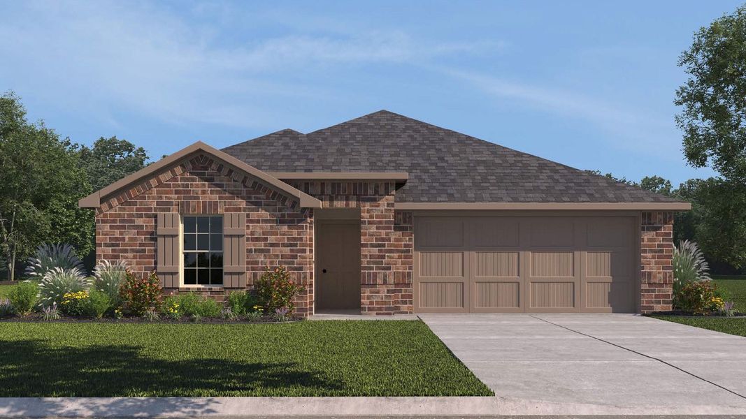 Representative exterior photo of a completed home built from the Lakeway by D.R. Horton in Marlow Lake, Texas City, TX (Image 21). Representative exterior photo of a completed home built from the Lakeway by D.R. Horton in Marlow Lake, Texas City, TX (Image 21).