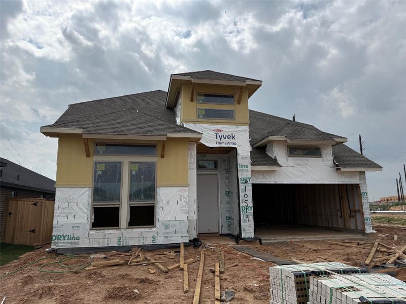 In-progress construction of a new home in Candela, Richmond, TX (Image 4).