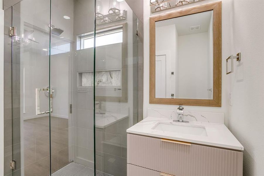 Furnished interior view inside a new home in , Cresson (Image 19).