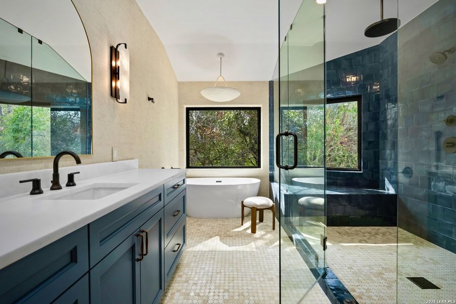 Furnished interior view inside a new home in , San Antonio (Image 15).