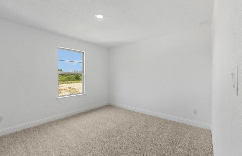 Spacious, unfurnished interior of a new home in Saddleback at Santa Rita Ranch, Liberty Hill (Image 29). Spacious, unfurnished interior of a new home in Saddleback at Santa Rita Ranch, Liberty Hill (Image 29).