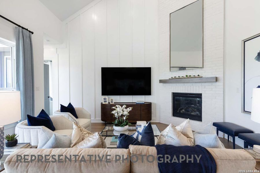 Furnished interior view inside a new home in The Ranches at Creekside, Boerne (Image 22).