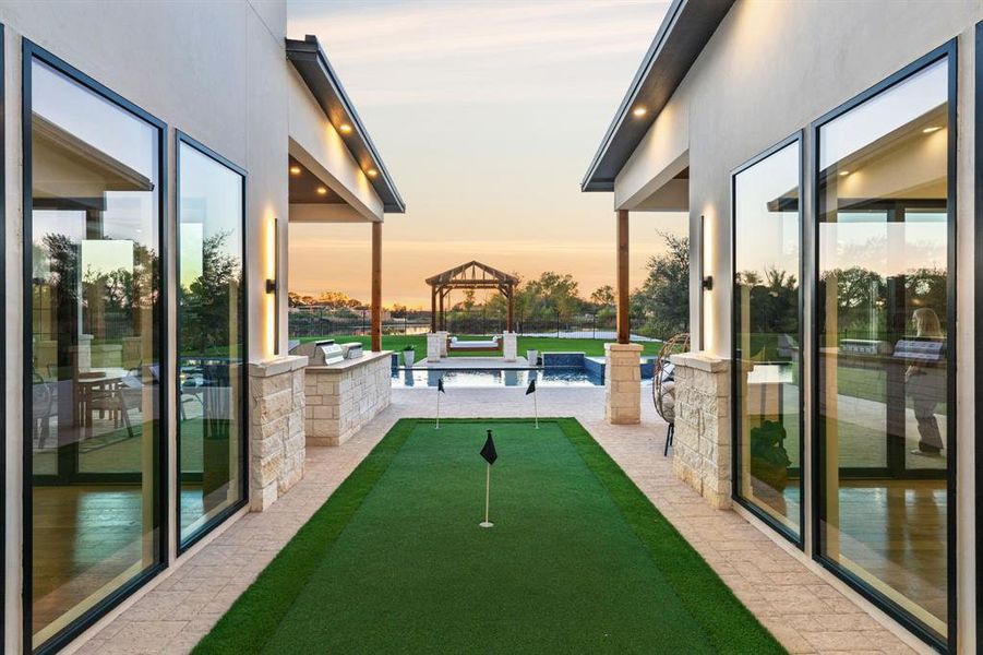 Exterior details and patio area of a home in , Bartonville (Image 21). Exterior details and patio area of a home in , Bartonville (Image 21).
