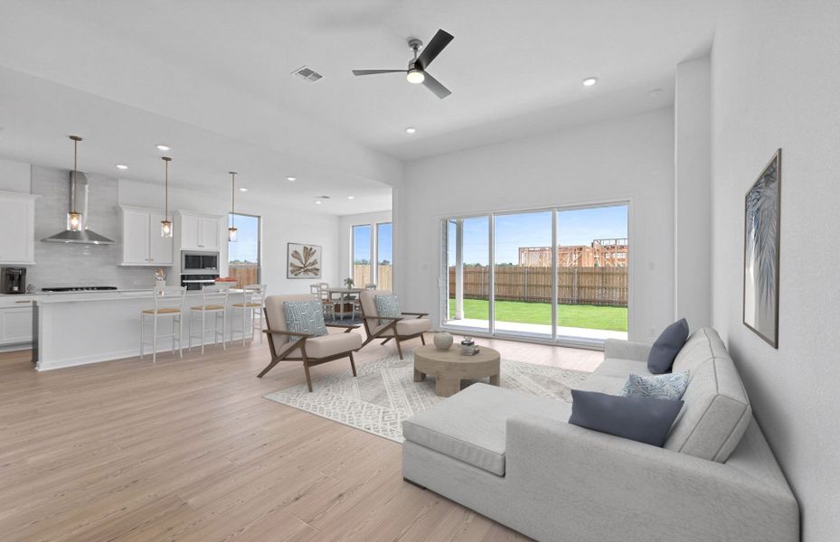 Representative furnished interior of a home built from the Boling by Pulte Homes in Indigo Bay, Myrtle Beach (Image 6). Representative furnished interior of a home built from the Boling by Pulte Homes in Indigo Bay, Myrtle Beach (Image 6).