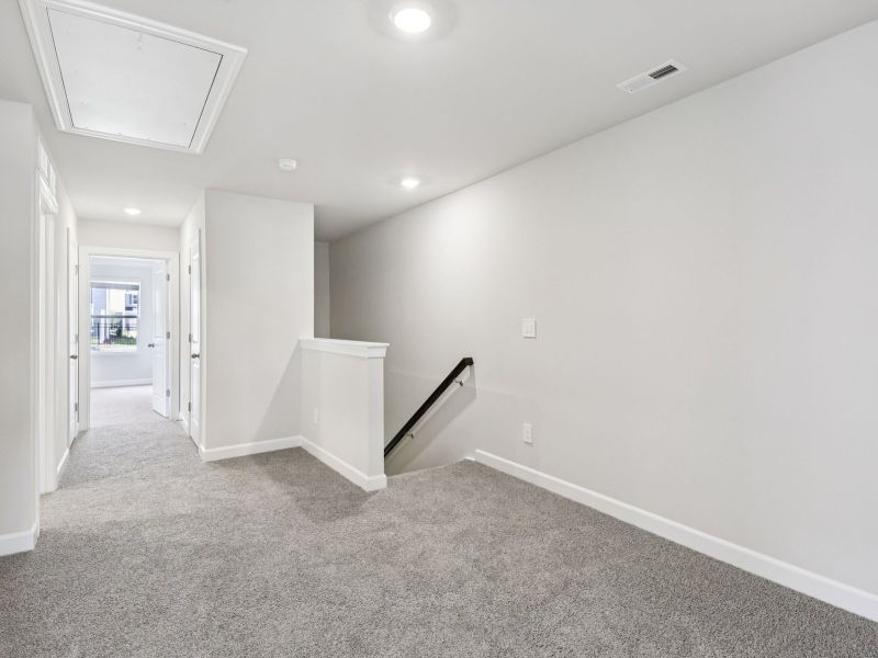 Spacious, unfurnished interior of a new home in Galloway Ridge, Charlotte (Image 11).
