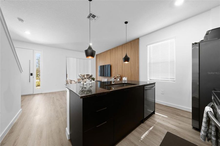 Furnished interior view inside a new home in , Kissimmee (Image 4). Furnished interior view inside a new home in , Kissimmee (Image 4).