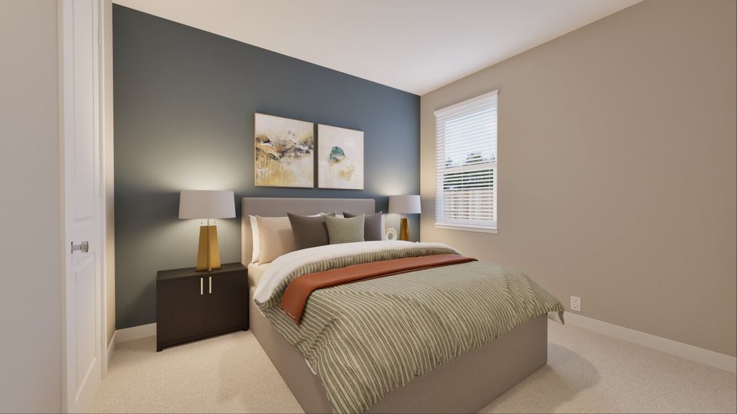 Representative furnished interior of a home built from the Lakeway by Tricoast Homes in La Segarra 40', Brookshire (Image 27).