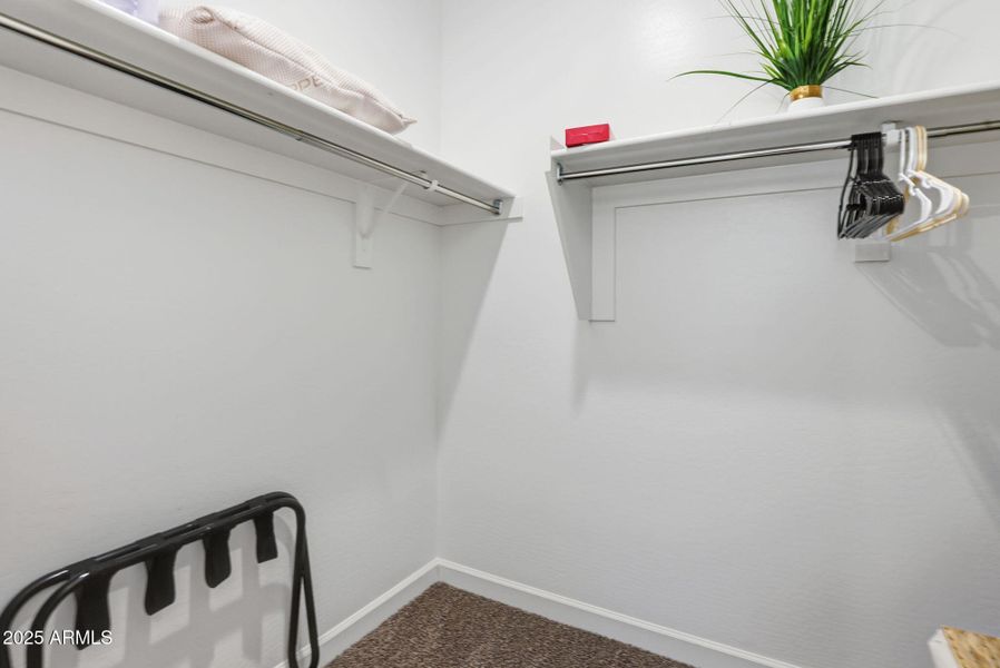 Extra large master closet