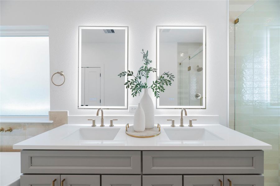 Furnished interior view inside a new home in , Houston (Image 18).