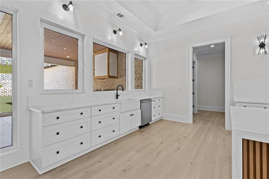 Furnished interior view inside a new home in , Dacula (Image 8).