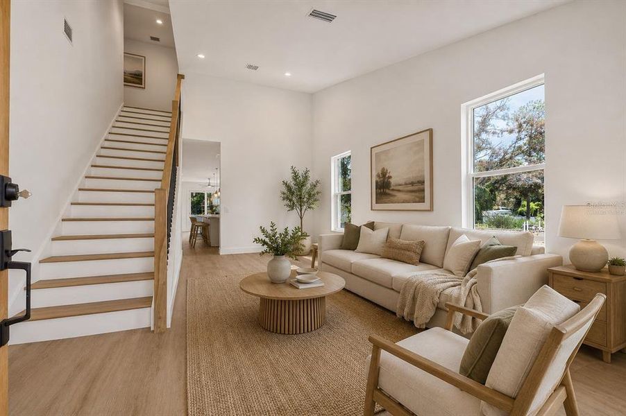 Furnished interior view inside a new home in , Tampa (Image 18).