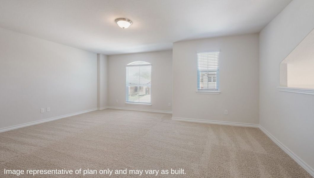 Representative unfurnished interior of a home built from the The Salerno by D.R. Horton in Veranda, San Antonio (Image 23).