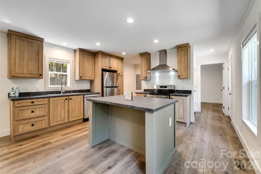 Furnished interior view inside a new home in , Hayesville (Image 5).