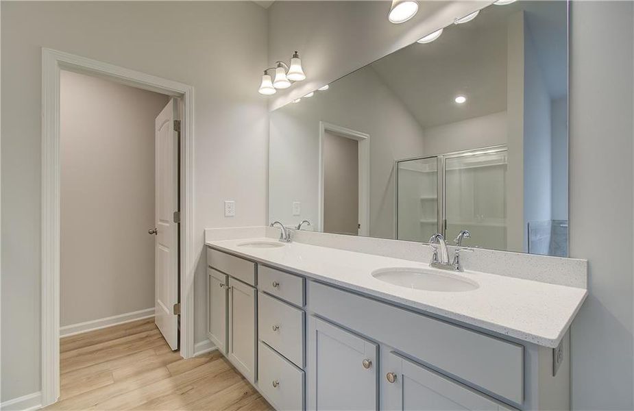 Furnished interior view inside a new home in Cedar Grove Commons, Conley (Image 7).