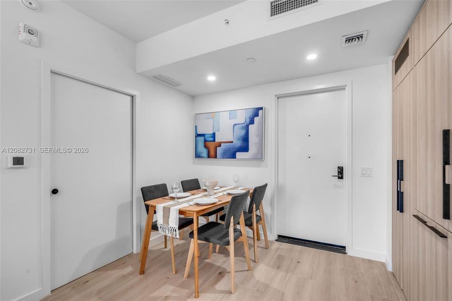 Furnished interior view inside a new home in , Miami (Image 18).