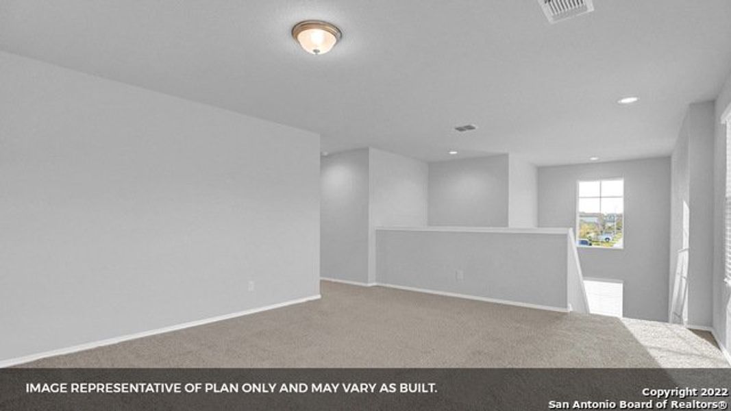 Spacious, unfurnished interior of a new home in Brookstone Creek, San Antonio (Image 18). Spacious, unfurnished interior of a new home in Brookstone Creek, San Antonio (Image 18).