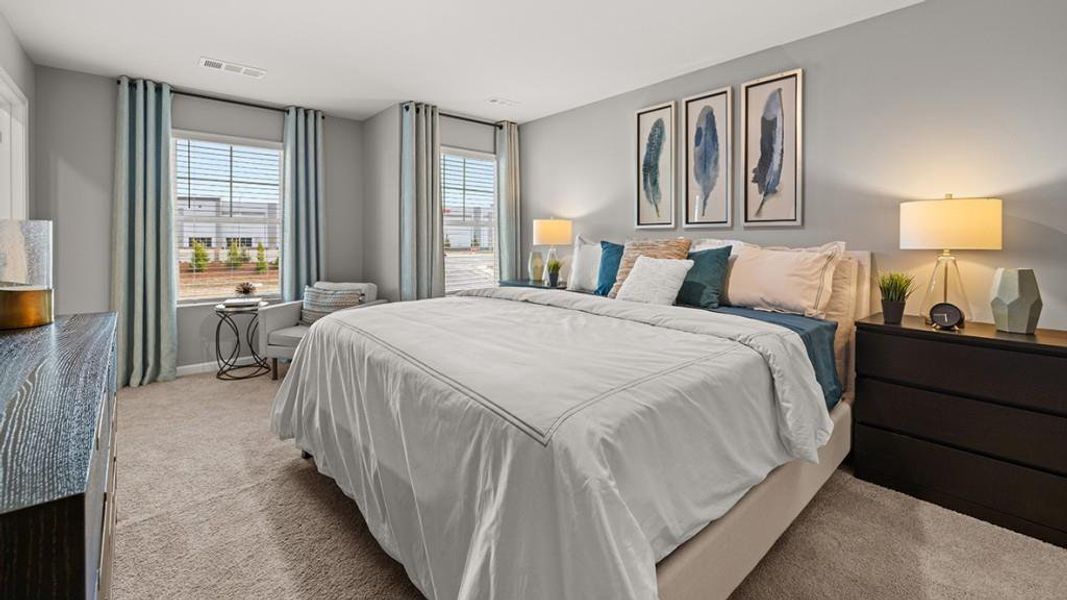 Furnished interior view inside a new home in Greyton Springs Place, Buford (Image 11).