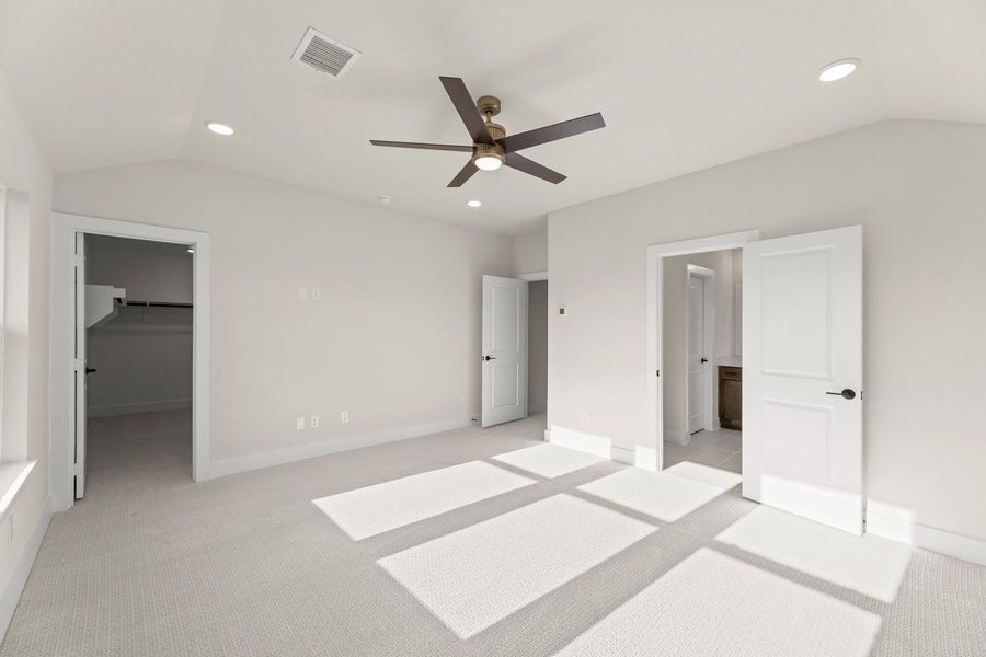 Spacious, unfurnished interior of a new home in Carriage Collection at Painted Tree, McKinney (Image 21).