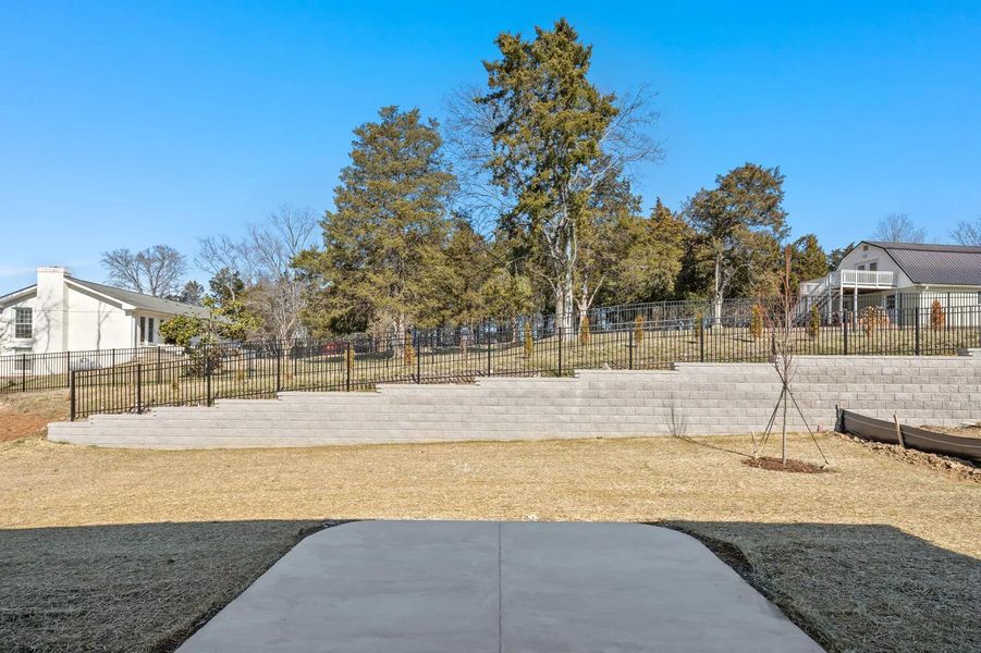 The Wellsely B Rear Yard