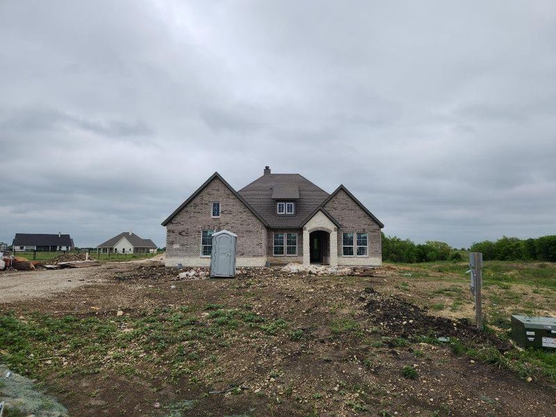 In-progress construction of a new home in Rocky Top, Krum, TX (Image 6).