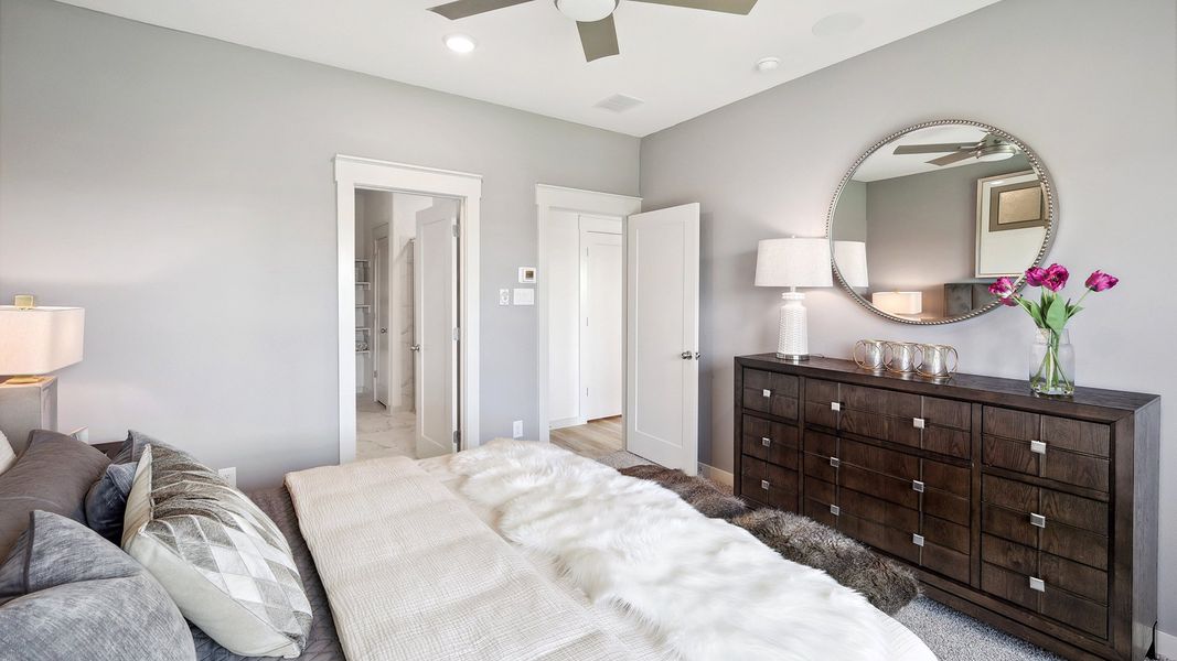 Representative furnished interior of a home built from the Latitude by DRB Homes in Bel Air Village, Sherman (Image 11).