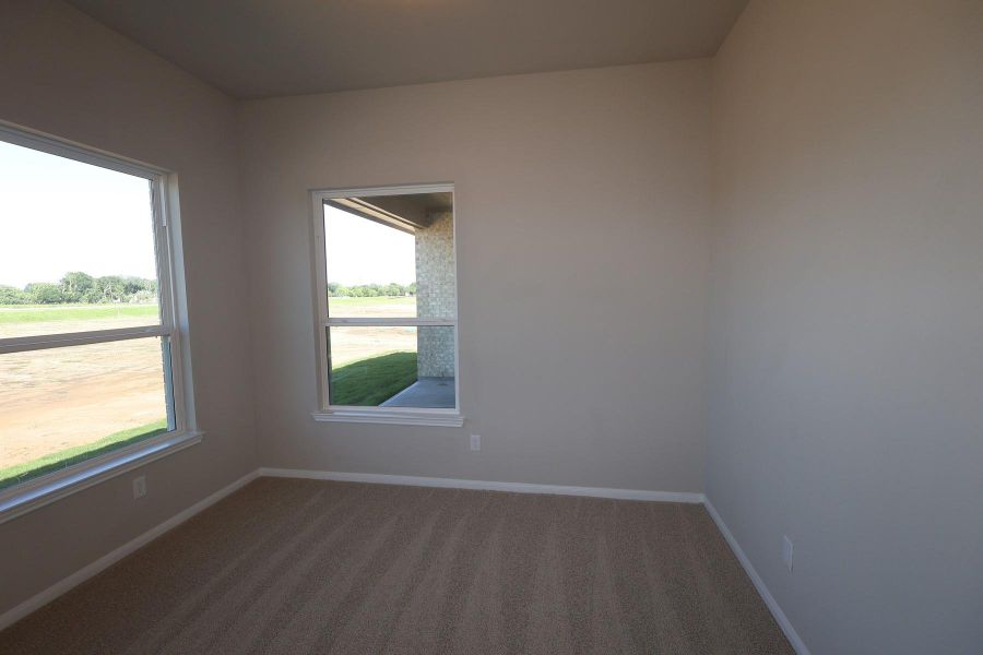 Sitting room in the primary suite