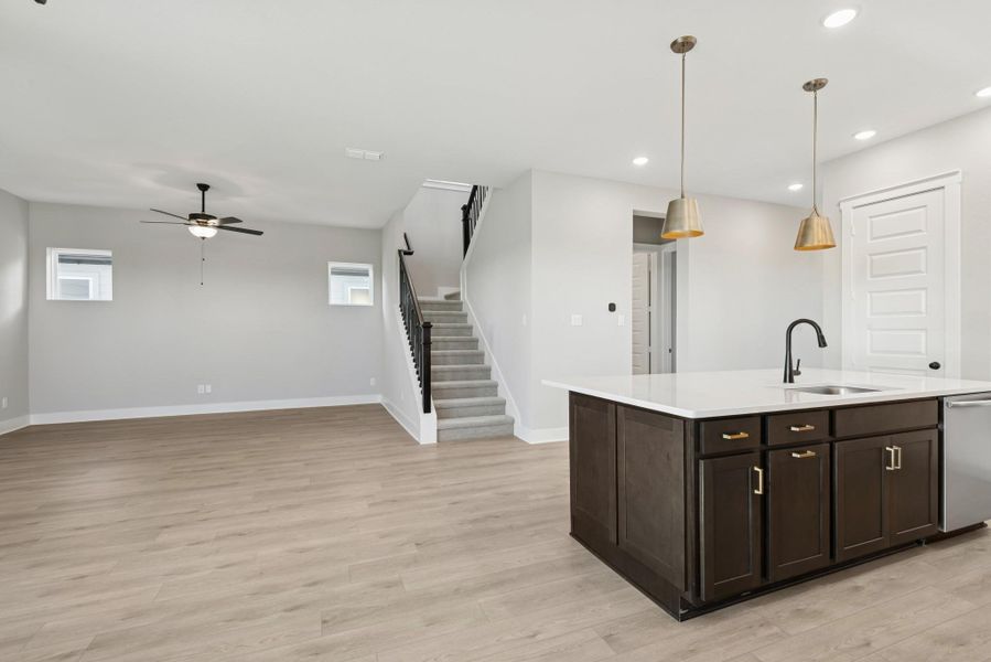Furnished interior view inside a new home in , Katy (Image 4).