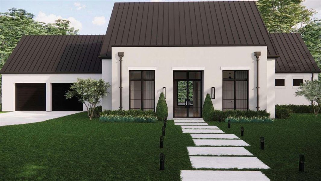 Front exterior of a new home in , Fort Worth, TX, highlighting curb appeal (Image 1).