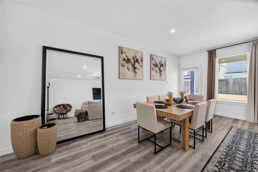 Furnished interior view inside a new home in , Houston (Image 7).