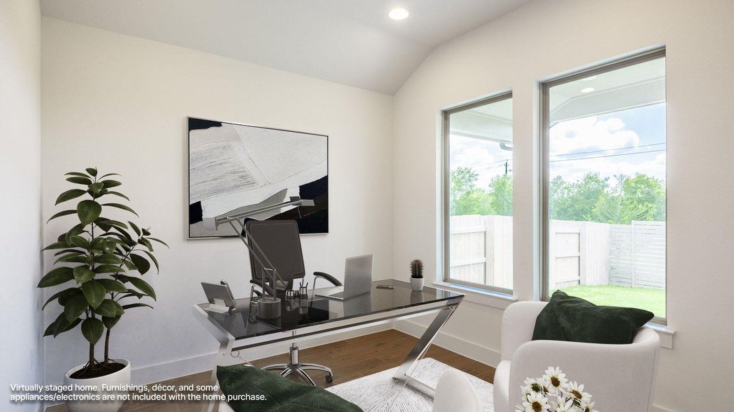 Furnished interior view inside a new home in Easton Park, Austin (Image 9).