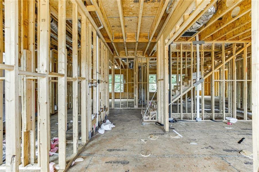 In-progress construction of a new home in , Jefferson, GA (Image 17).