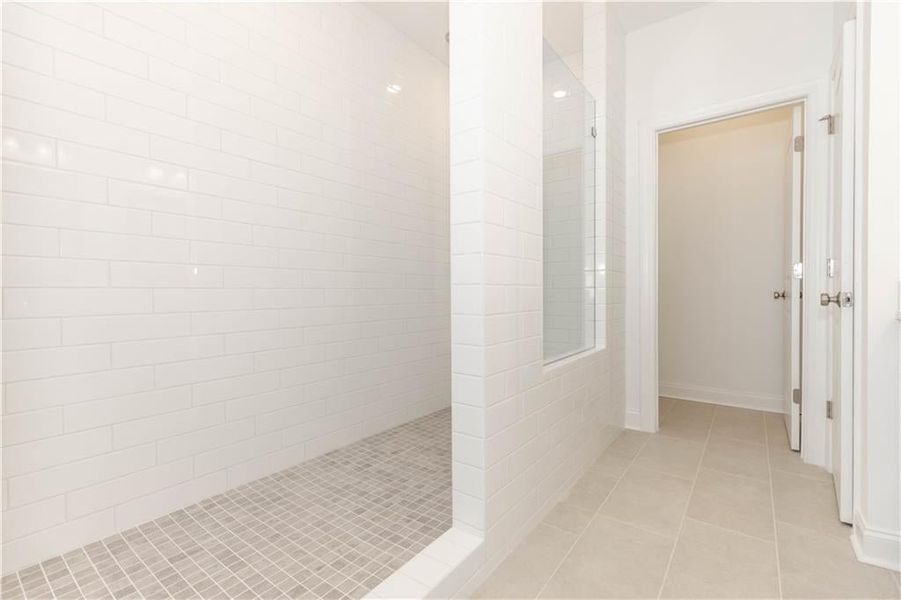 Large oversized shower*Photo of model home in a different community. Used for illustrative purposes only*