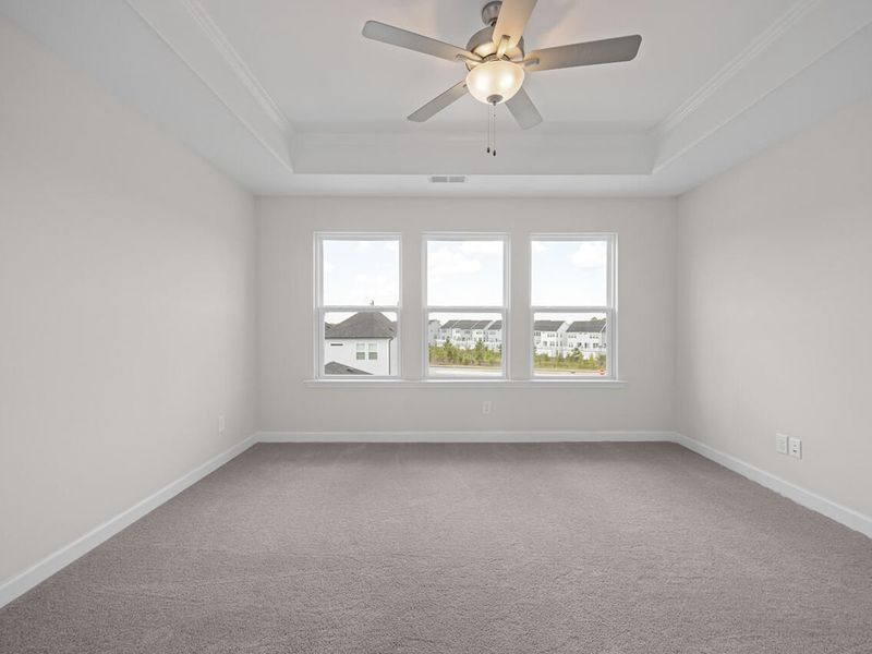 Spacious, unfurnished interior of a new home in Forestville Yard Townhomes, Knightdale (Image 10). Spacious, unfurnished interior of a new home in Forestville Yard Townhomes, Knightdale (Image 10).