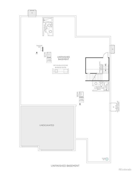 2D floor plan layout of this home in Ensemble at The Aurora Highlands, Aurora, CO (Image 6). 2D floor plan layout of this home in Ensemble at The Aurora Highlands, Aurora, CO (Image 6).
