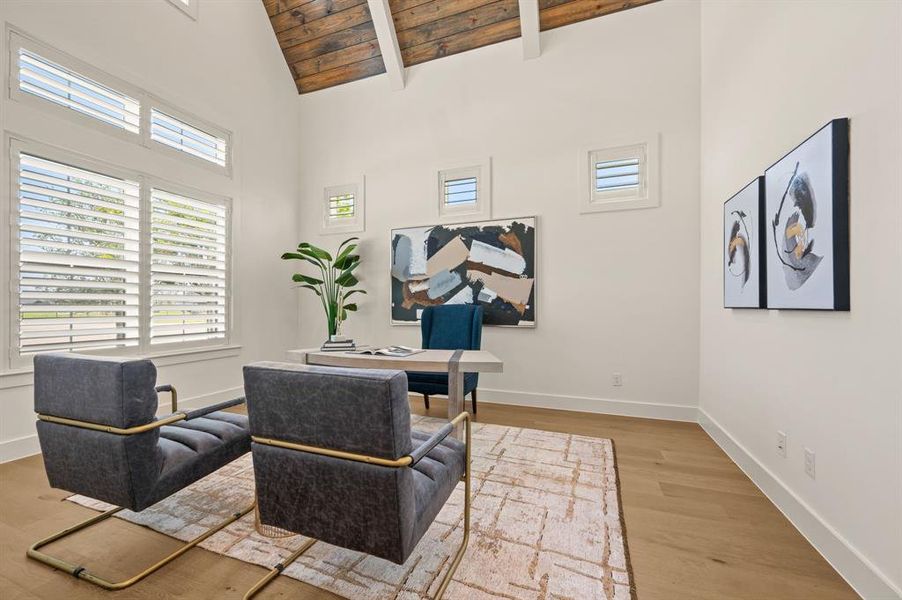 Furnished interior view inside a new home in The Resort on Eagle Mt. Lake, Fort Worth (Image 6).