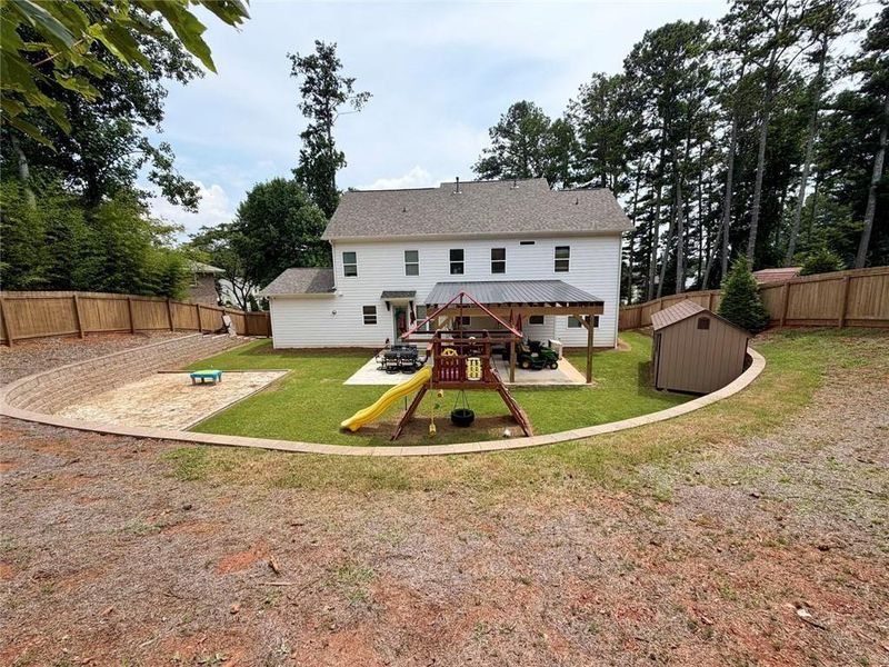 Exterior details and patio area of a home in , Marietta (Image 3).